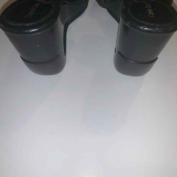 CALVIN KLEIN WEDGE SANDALS SIZE US 7.5 - Picture 6 of 7